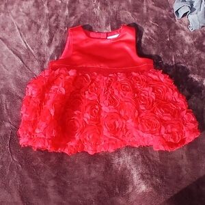 NWT Cat And Jack Rose Dress 3-6M